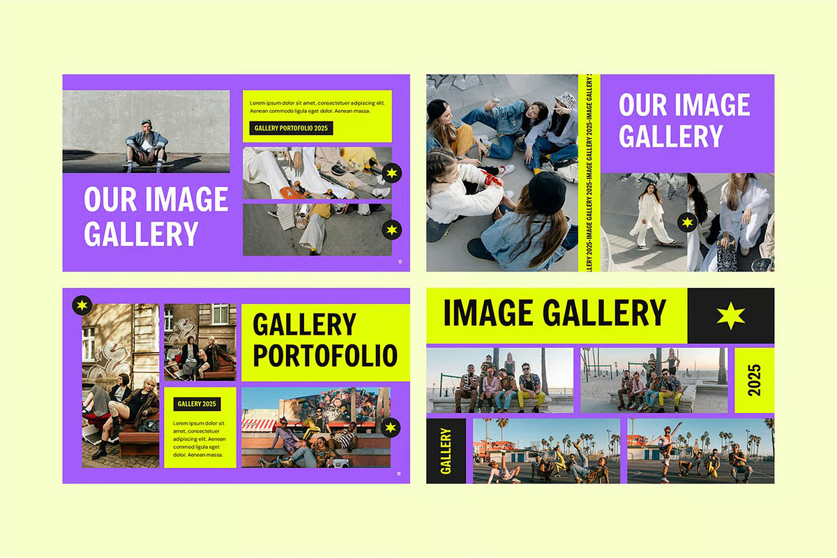 Photo Gallery Google Slides, PPoint, a Presentation Template by Fit-tee (Photo 3 of 4)