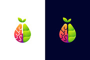 Gradient Modern Brain Leaf Puzzle, a Branding & Logo Template by Artnivora.Std (Thumbnail 3 of 4)