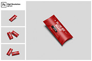 Pillow Box Packaging Mockup, an Advertising Mockup by Gatamotion (Thumbnail 1 of 5)
