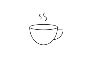 Cup Of Coffee Outline Icon