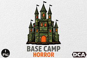 Camo Castle Halloween Sublimation, an Illustration by DreamCafeArt (Thumbnail 1 of 6)