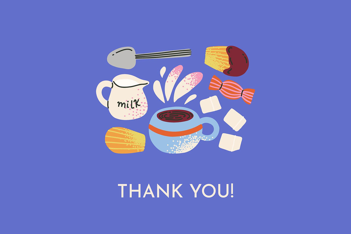 BOLD COFFEE: clipart, stickers, a Food Illustration by Elliko shop (Photo 9 of 9)