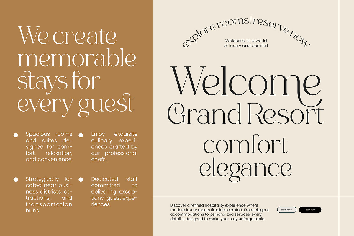 Collection Morning Modern Serif, a Serif Font by timelesstype.co (Photo 5 of 10)