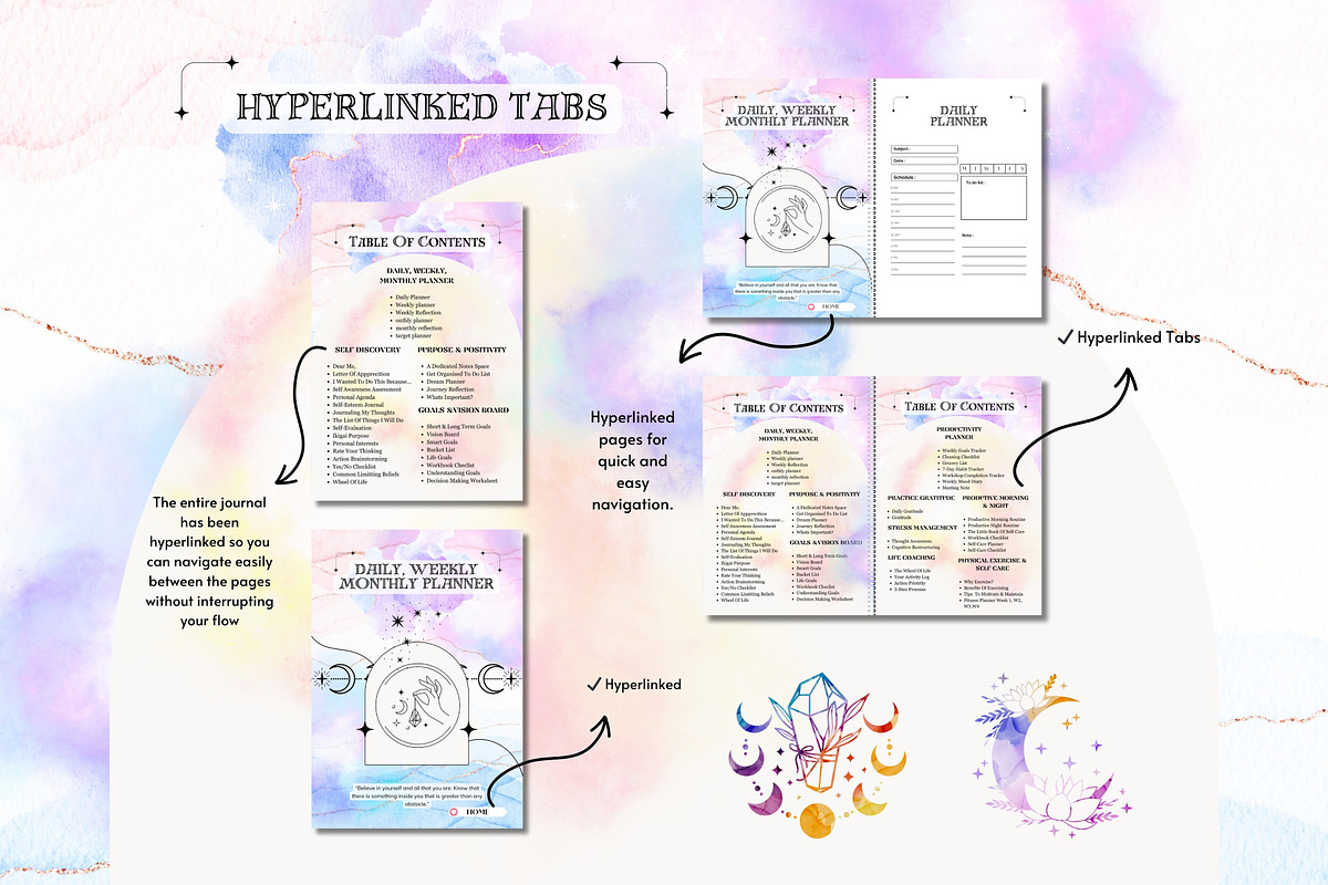 Manifestation And Gratitude Journal, a Stationery Template by Tas Creative Studio (Photo 8 of 10)