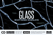 Glass Shattered Overlays, a Texture Graphic by Cursedesign (Thumbnail 1 of 4)