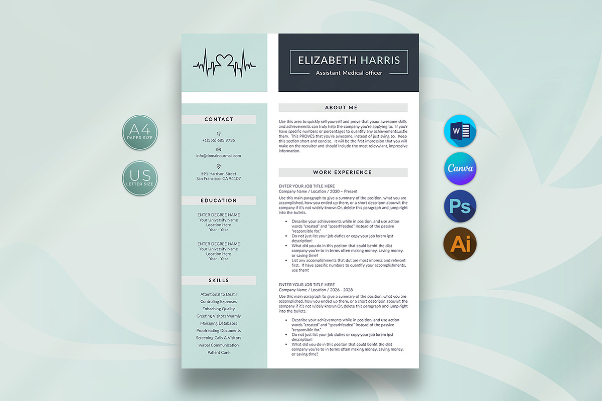 Resume, a Stationery Template by DesignDevisers (Photo 1 of 10)