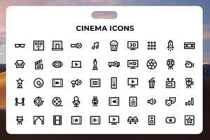 Cinema Icons, a Duotone Icon by Wencory