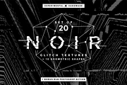 Noir Glitch textures and shapes, a Texture Graphic by MiksKS (Thumbnail 1 of 11)