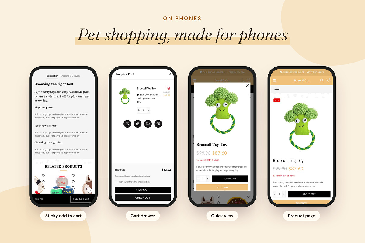 Basel Pet - Shopify Theme, a Shopify Template by Boost Convert (Photo 4 of 10)