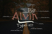 Alvin Duo - 5 Font styles, a Script Font by Gblack Id (Thumbnail 3 of 7)