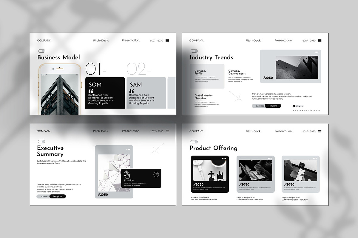 Annual Report Presentation Template, a Presentation Template by Creative-Work (Photo 8 of 9)