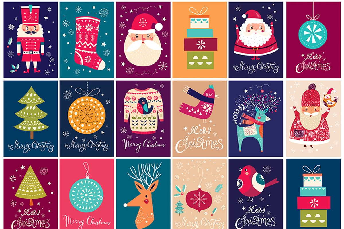 BEST CHRISTMAS BUNDLE 16 PRODUCTS, an Animal Illustration by MoleskoStudio (Photo 56 of 56)