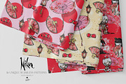 Japanese Cranes Seamless Patterns, a Pattern Graphic by KaramfilaS (Thumbnail 9 of 19)
