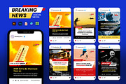 Breaking News - Social Media Post, a Social Media Template by Jiwstudio (Thumbnail 1 of 4)
