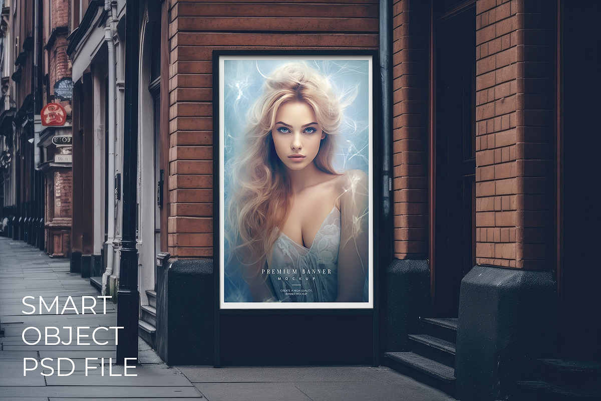 20 Street Poster and Banner Mockups, an Advertising Mockup by optimism (Photo 3 of 21)