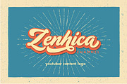 RETRONIC - Vintage Script, a Script Font by Olexstudio (Thumbnail 4 of 8)