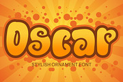 Oscar - Stylish Ornament Font, a Font by Fontcastle (Thumbnail 1 of 7)