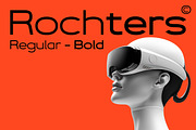 Rochters Font, a Sans Serif Font by Glyphminds Studios (Thumbnail 1 of 10)