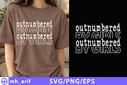 Outnumbered by Girls SVG PNG, an Object Graphic by mh_arif (Thumbnail 1 of 4)