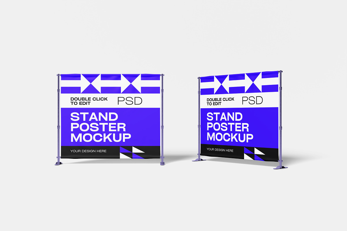 Stand Banner Mockup, an Advertising Mockup by Hazzpro_Std (Photo 5 of 5)
