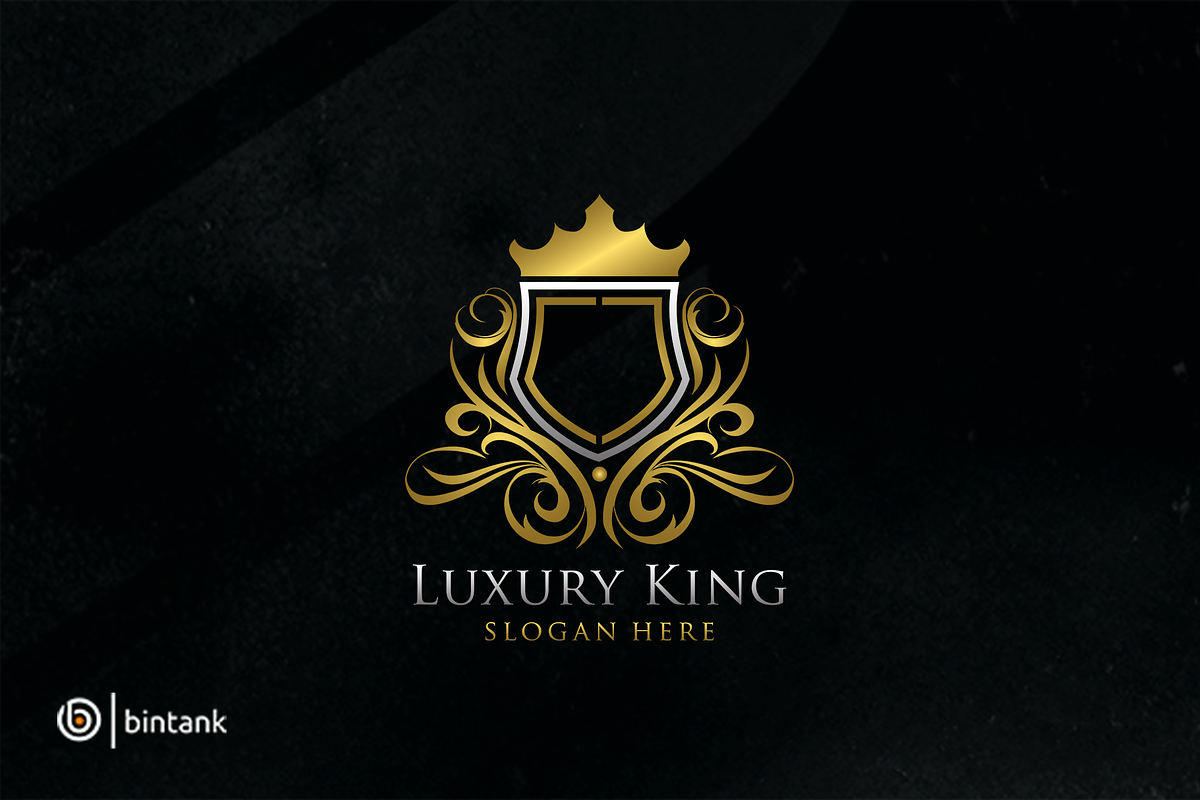 Luxury Shield, Royal Gold Logo, a Branding & Logo Template by Bintank Studio (Photo 2 of 3)