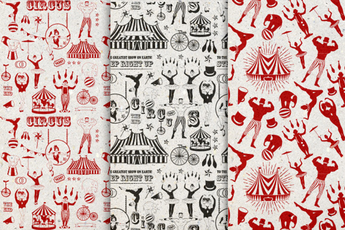 Circus pattern, a Pattern Graphic by Moloko88 (Photo 1 of 4)