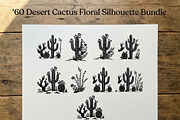 60 Desert Cactus Floral Silhouette, a Seasonal Illustration by Amazin_art (Thumbnail 1 of 38)