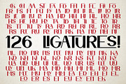 Retro Sound Ligature Label Font, a Sans Serif Font by JumboDesign (Thumbnail 6 of 6)