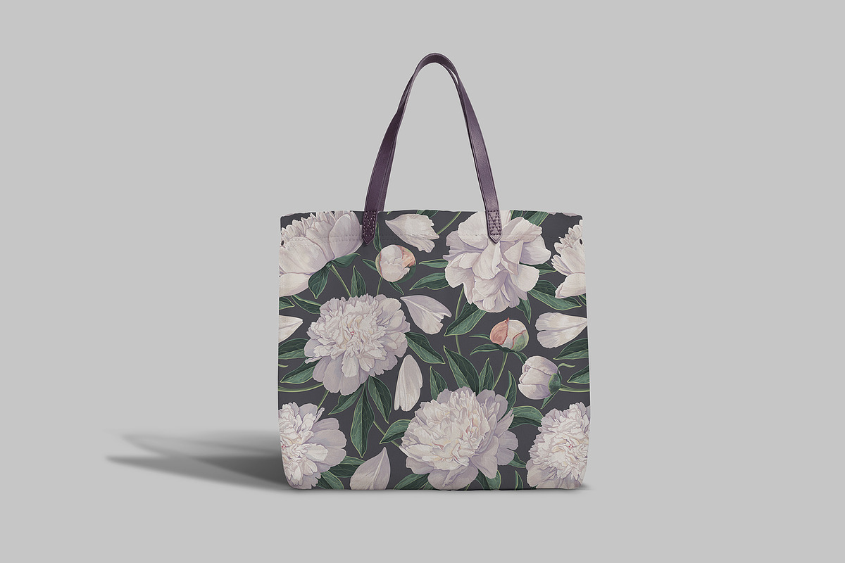 White Peonies Seamless Pattern, a Pattern Graphic by MarynaPetrovska (Photo 8 of 15)