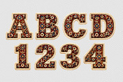 Woven Carpet Font, a Serif Font by Handmadefont (Thumbnail 6 of 15)