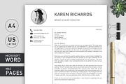 Minimal Resume Template / CV, a Resume Template by Klamp Studio (Thumbnail 4 of 9)