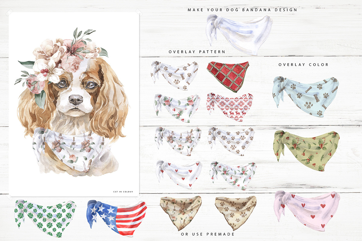 Dog Family Character Creator Clipart, an Animal Illustration by Cat In Colour (Photo 11 of 19)