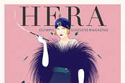 Olympus Goddesses Magazine, a Decorative Illustration by La Inspiratriz (Thumbnail 2 of 7)
