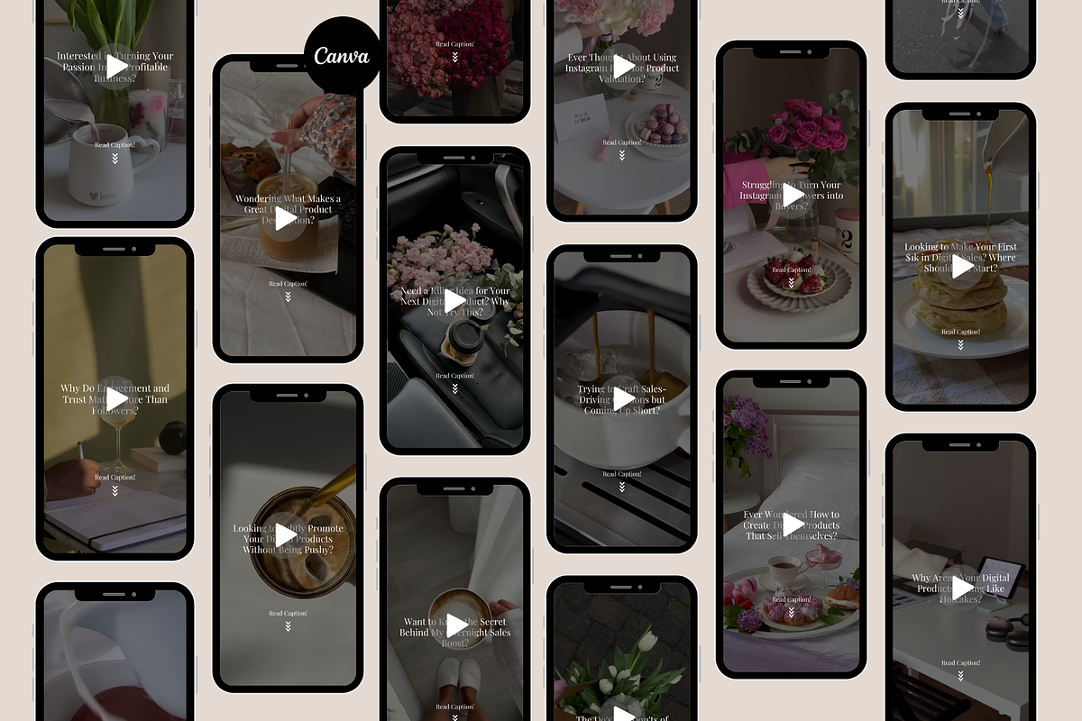 Neutral Aesthetic Faceless Videos, a Social Media Template by Design By Hira (Photo 4 of 9)