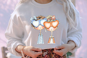 Whimsical Valentine Couple Clipart, an Illustration by designcity5 (Thumbnail 4 of 5)