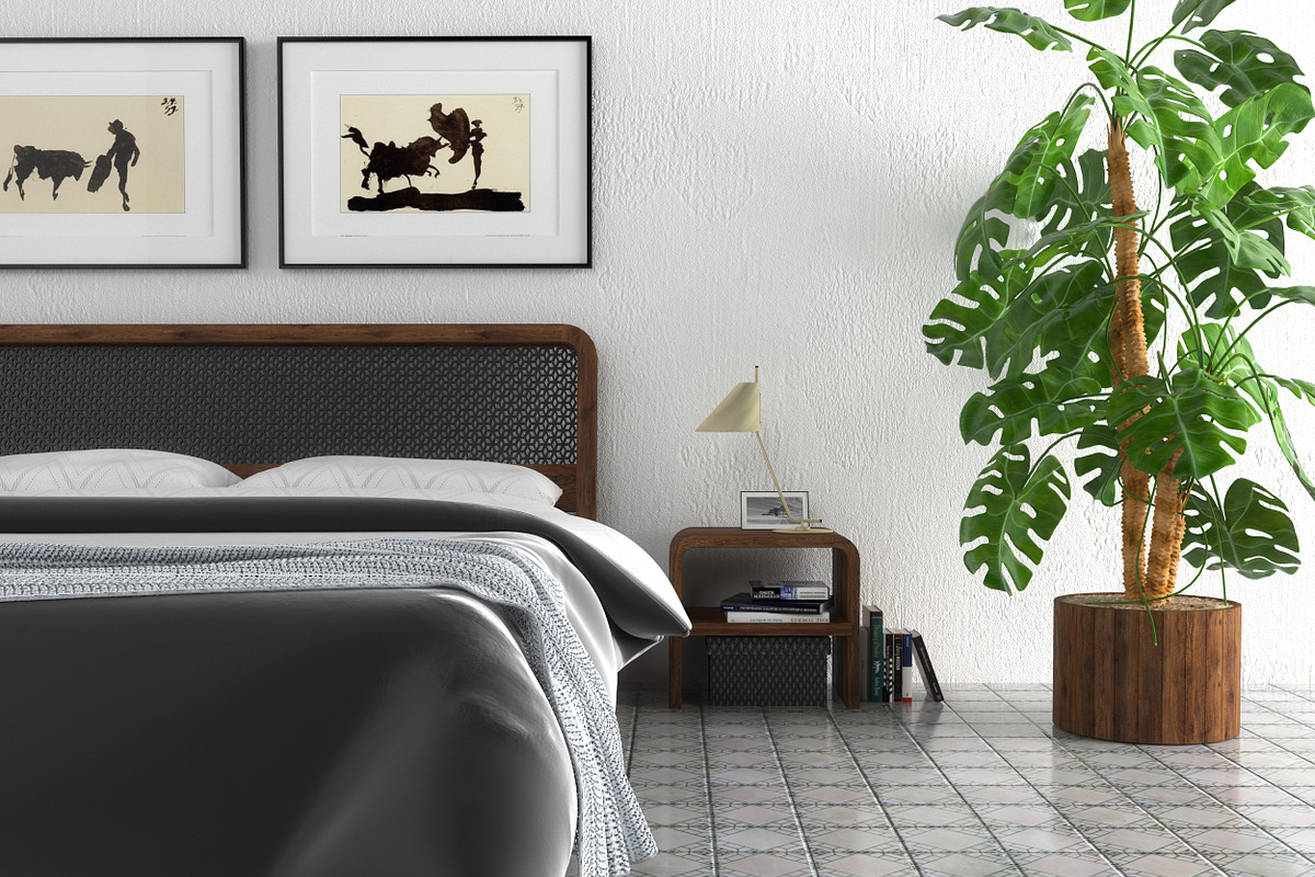 Malaga bedroom set, a Furniture 3D Model by inDahouze (Photo 4 of 7)