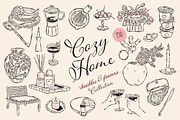 Whimsical Home Illustrations, an Object Graphic by DesignThatMatters (Thumbnail 1 of 11)