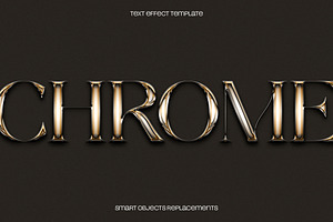 Chrome Text Effect