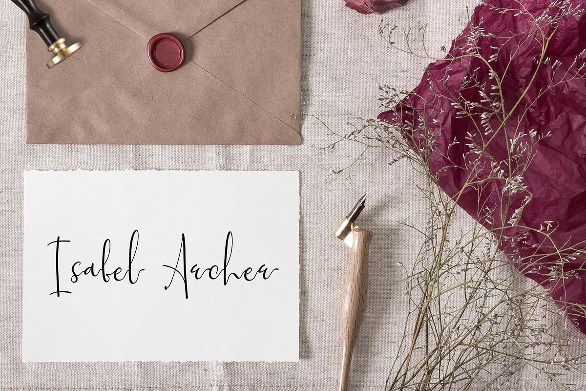 Majestic - Handwritten Script Font, a Script Font by Fonteca (Photo 3 of 4)