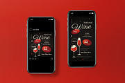 Gradient National Wine Day Flyer Set, a Flyer Template by graphicook (Thumbnail 3 of 3)