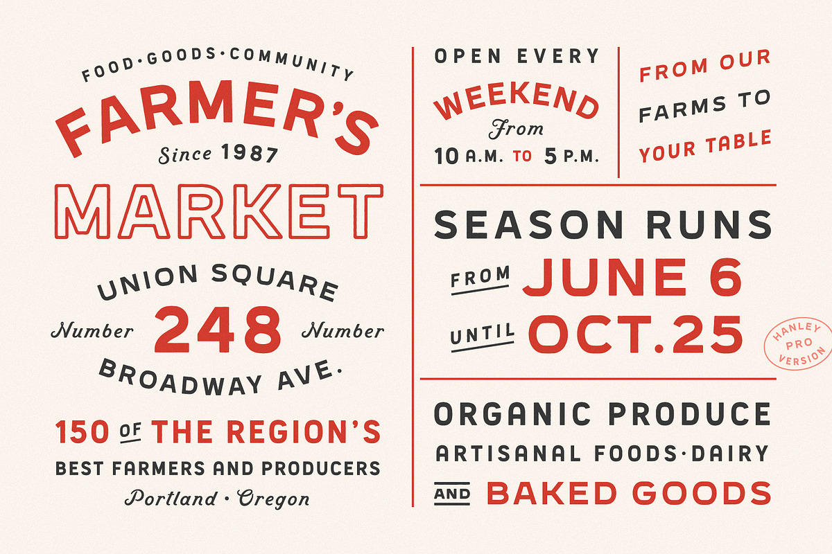 Hanley Pro Font Collection, a Script Font by DISTRICT 62 STUDIO (Photo 4 of 17)