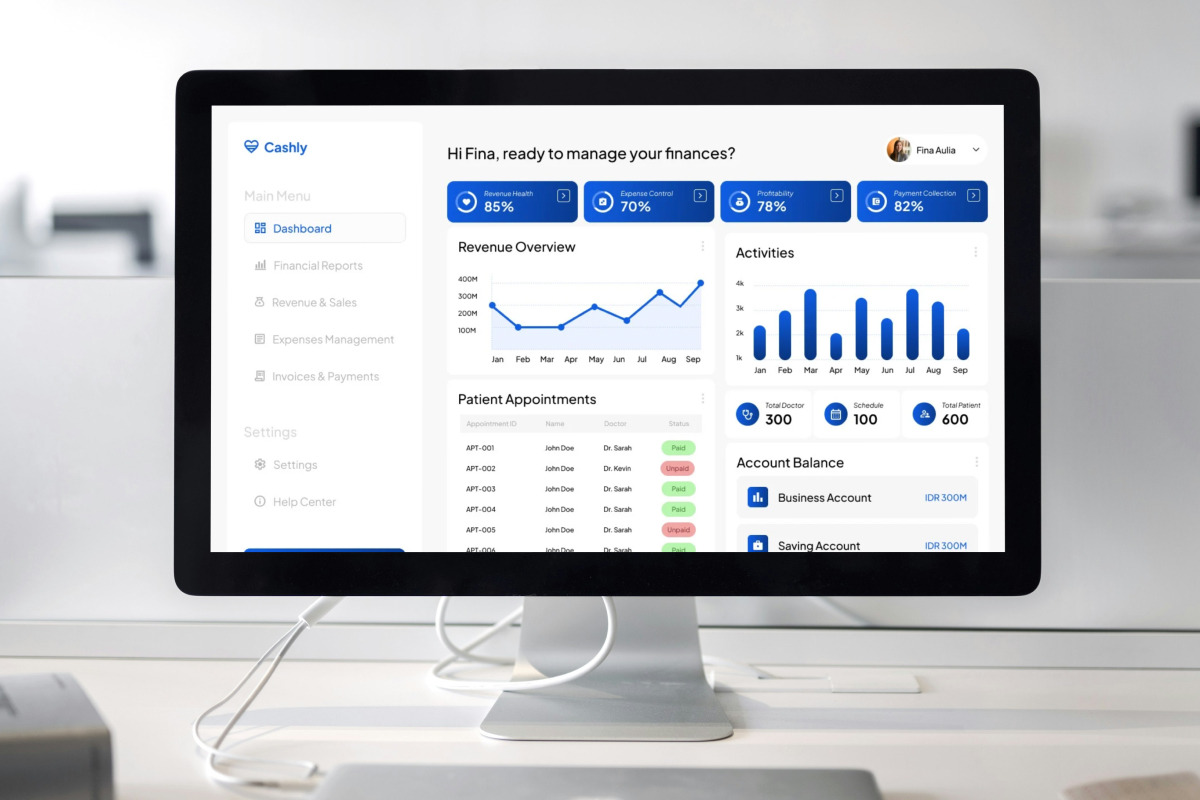 Cashly SME Financial Health Dashboar, a Landing Page Template by twinstd (Photo 5 of 5)