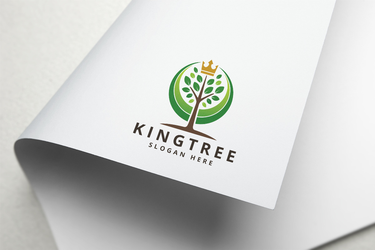 King Tree Logo, a Branding & Logo Template by Design_Planet (Photo 2 of 3)