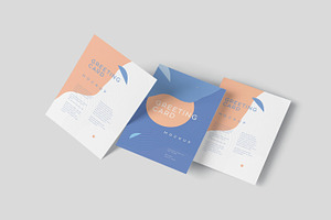 5x7 Vertical Invitation Card Mockups