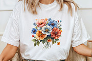 Vintage Flowers Sublimation Bundle, an Illustration by Pixels.Craft (Thumbnail 5 of 7)