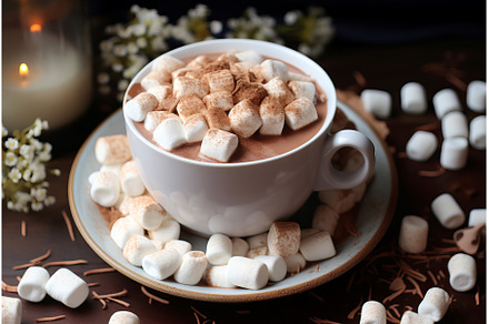Sweet Marshmallow hot drink, a Food & Drink Photo by Ylivdesign