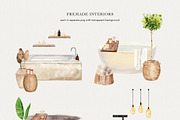 Home spa interior watercolor creator, an Object Illustration by Volha Studio (Thumbnail 3 of 9)