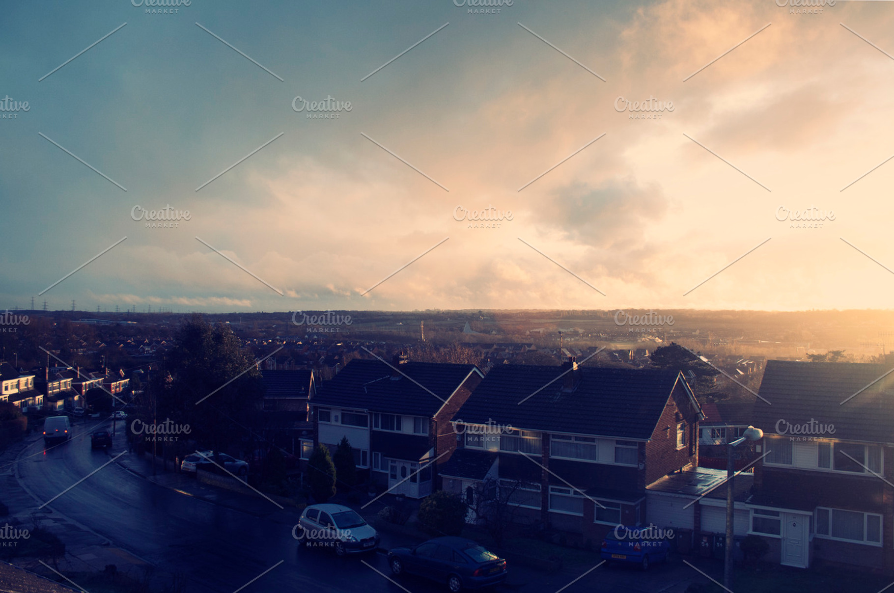 Sunset In The Burbs