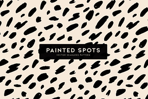 Painted Spots Vector Print