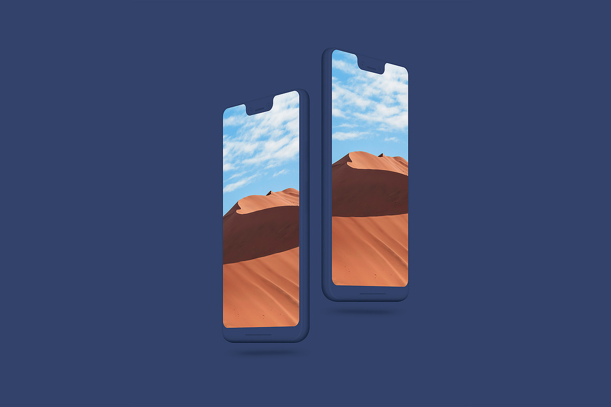 Pixel 3XL - 21 Clay Mockups - PSD, an iPhone Mockup by Asylab (Photo 39 of 73)